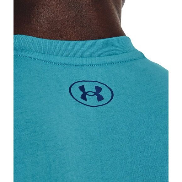 UNDER ARMOUR PROJECT ROCK BRAHMA BULL TANK 1373787-433 GLACIER BLUE/MIRAGE S - Picture 3 of 6